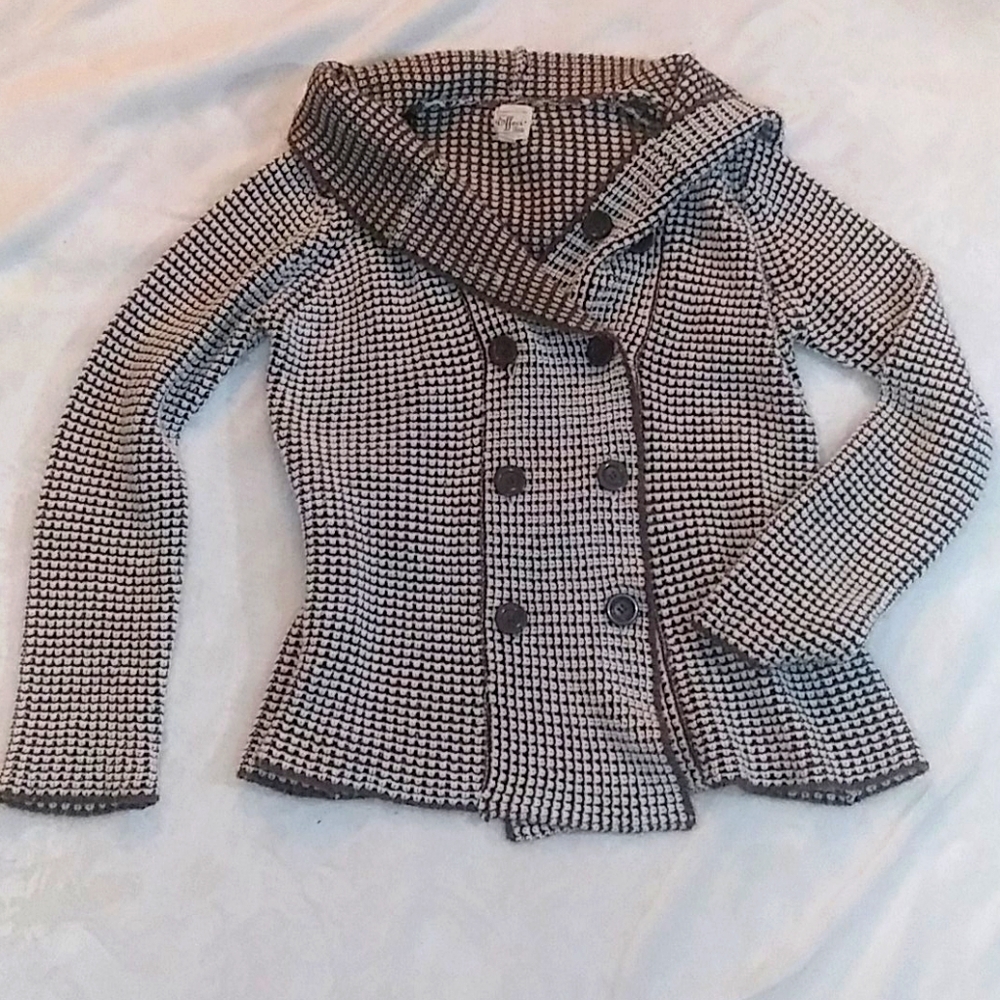 Effeci hooded cardigan petite